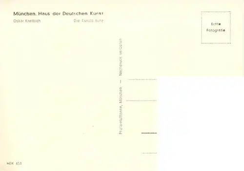 AK / Ansichtskarte  Haus_der_Deutschen_Kunst_Verlag_HDK_Nr. 651 Die Kunstschule Oskar Kreibich