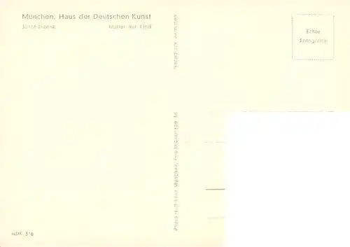 AK / Ansichtskarte  Haus_der_Deutschen_Kunst_Verlag_HDK_Nr. 316 Mutter mit Kind Josef Thorak