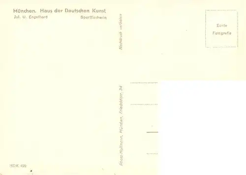 AK / Ansichtskarte  Haus_der_Deutschen_Kunst_Verlag_HDK_Nr. 422 Sportfischerin Jul. U. Engelhard 