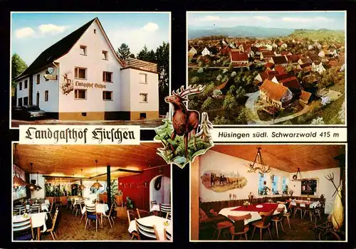 AK / Ansichtskarte  Huesingen Landgasthof Hirschen Gastraeume