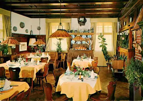 AK / Ansichtskarte  Inzlingen Landgasthaus Waidhof Gastraum