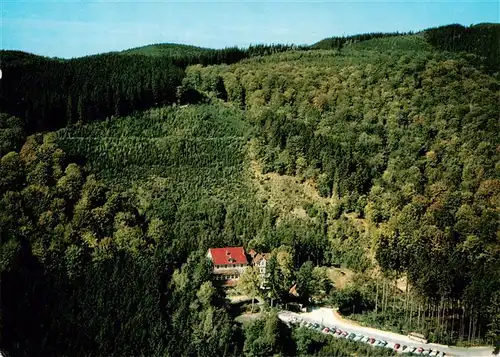 AK / Ansichtskarte  Bad_Sachsa_Harz Berghotel Zum Katzenstein Fliegeraufnahme