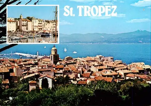 AK / Ansichtskarte  Saint_Tropez_Var Vue panoramique Port