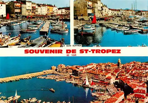 AK / Ansichtskarte  Saint_Tropez_Var Port Vieille Ville vue aérienne