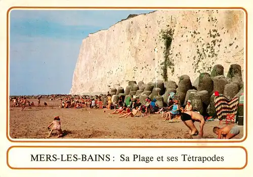 AK / Ansichtskarte  Mers-les-Bains_80_Somme La plage et ses Tétrapodes