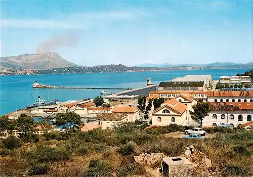 AK / Ansichtskarte  Saint-Mandrier-sur-Mer_83_Var Base aéro-navale Ecole des mécaniciens vue sur Toulon