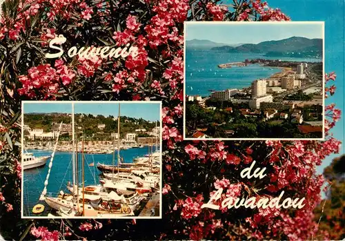 AK / Ansichtskarte  Le_Lavandou_83_Var Le port et vue générale des fleurs