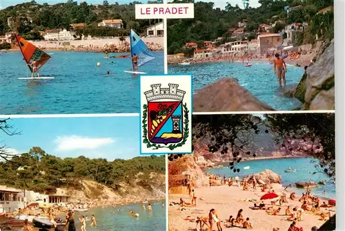 AK / Ansichtskarte  Le_Pradet_83_Var La Garonne Le Pin de Galle Les Bonnettes Le Monaco Plage