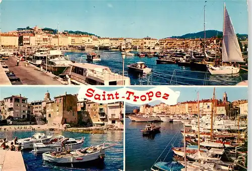 AK / Ansichtskarte  Saint_Tropez_Var Le port et la pouncho