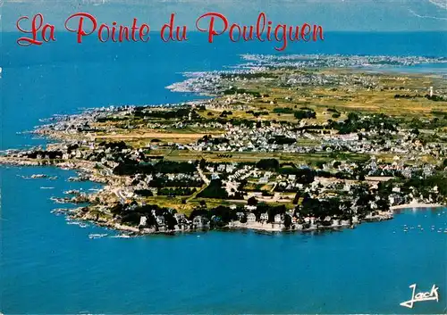 AK / Ansichtskarte  Le_Pouliguen La pointe et la côte sauvage vue aérienne
