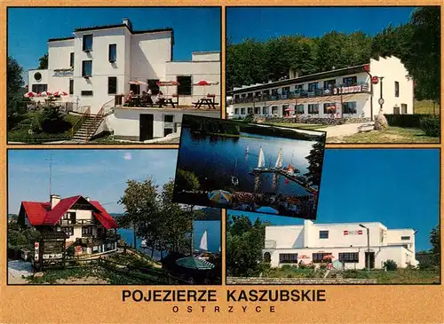 AK / Ansichtskarte  Ostrzyce_PL Zajazd Jezioranka Pensjonat U Stolema Pub Helena Zajazd Eden