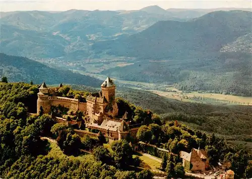 AK / Ansichtskarte  Haut-Koenigsbourg_Hohkoenigsburg Château vue aérienne