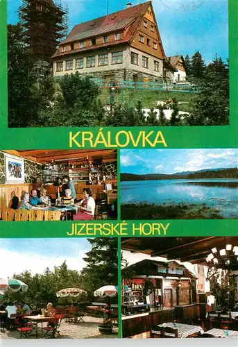 AK / Ansichtskarte 73948564 Janov_nad_Nisou_Josefsthal_CZ Kralovka Jizerske Hory Hotel Restaurant Landschaftspanorama