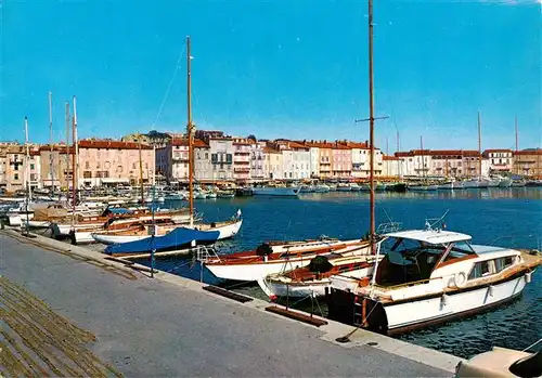 AK / Ansichtskarte  Saint_Tropez_Var Un coin du port de plaisance