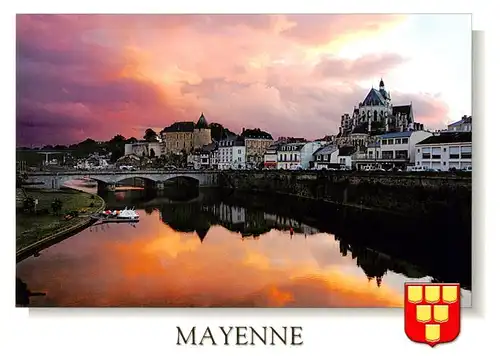 AK / Ansichtskarte  Mayenne_53 Crépuscule sur la Mayenne