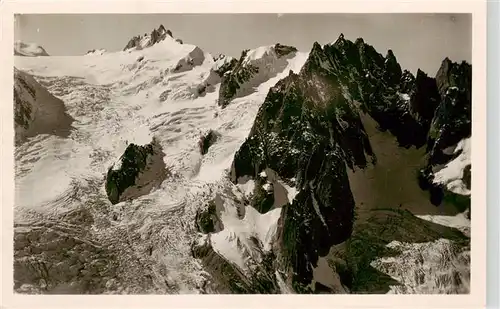 AK / Ansichtskarte  Chamonix_74_Haute-Savoie La Vallee Blanchevue de lAiguille du Tacul Vue aerienne