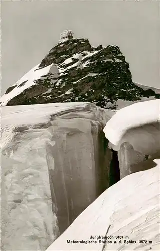 AK / Ansichtskarte  Jungfraujoch_3457m_BE Meteorologische Station an der Sphinx