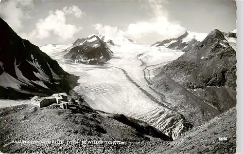 AK / Ansichtskarte  Braunschweigerhuette_2759m_Imst_Tirol_AT mit Wildspitze