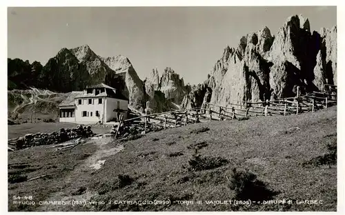 AK / Ansichtskarte  Catinaccio_1580_Rosengartengruppe_Dolomiti_IT Vajolettuerme Dirupi di Larsec