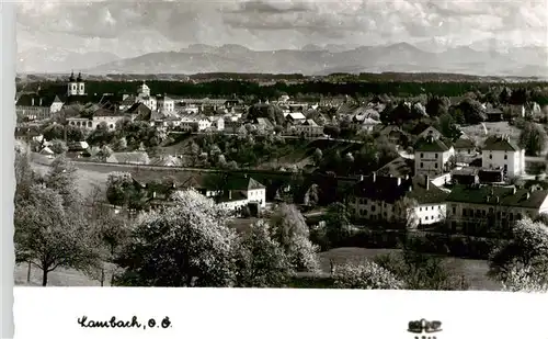 AK / Ansichtskarte 73948643 Lambach_Lam_Bayern Panorama