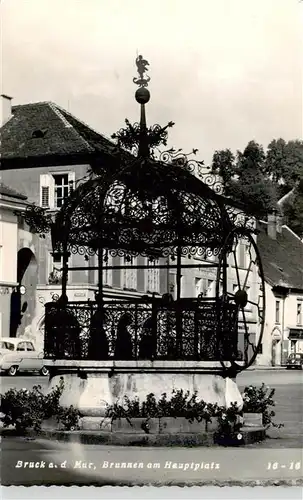 AK / Ansichtskarte  Bruck__Mur_AT Brunnen am Hauptplatz