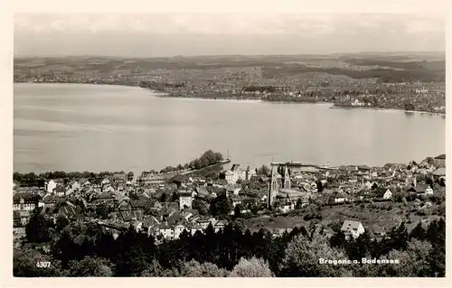 AK / Ansichtskarte  Bregenz_Vorarlberg_Bodensee Fliegeraufnahme