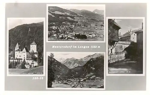 AK / Ansichtskarte  Mauterndorf_AT Panorama Schloss Ortspartie