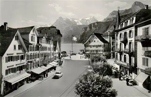 AK / Ansichtskarte  Brunnen__SZ mit Gitschen und Urirotstock