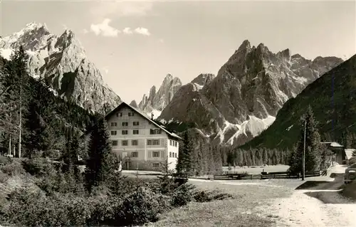 AK / Ansichtskarte  Val_Fiscalina_Fischleinthal_Suedtirol_IT Hotel Dolomitenhof