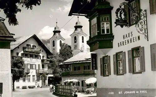 AK / Ansichtskarte 73948720 St_Johann_Tirol Haus Baerenheim