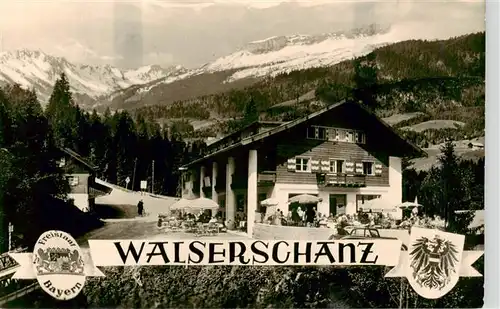 AK / Ansichtskarte  Kleinwalsertal_Vorarlberg_AT Walserschanz oesterreichischer Grenzgasthof