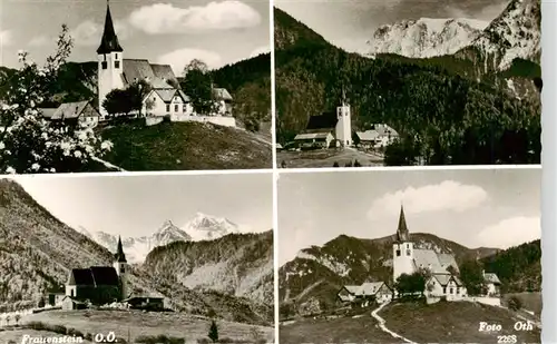 AK / Ansichtskarte 73948763 Frauenstein_Oberoesterreich_AT Kirchen Panorama