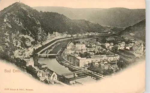 AK / Ansichtskarte  Bad_Ems_Lahn Stadtpanorama