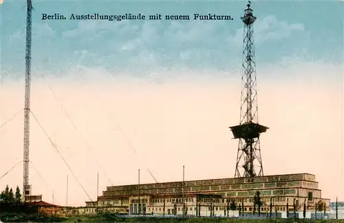AK / Ansichtskarte 73948816 BERLIN Ausstellungsgelaende mit neuem Funkturm