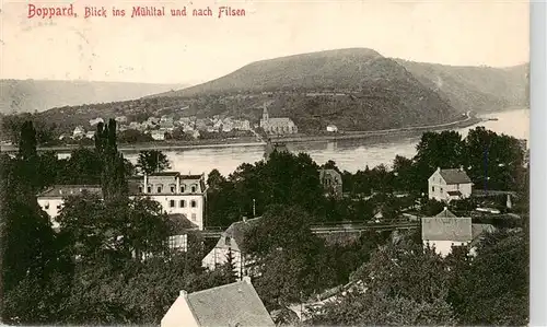 AK / Ansichtskarte 73948832 Boppard_Rhein_Rheinland-Pfalz Panorama Blick ins Muehltal und nach Filsen