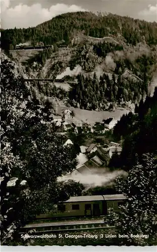 AK / Ansichtskarte  Triberg Schwarzwaldbahn St. Georgen-Triberg