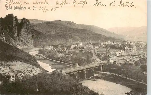 AK / Ansichtskarte  Bad_Muenster_Stein_Ebernburg Panorama