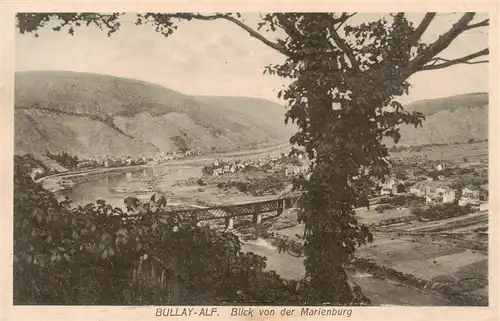 AK / Ansichtskarte  Bullay_Mosel und Alf Blick von der Marienburg