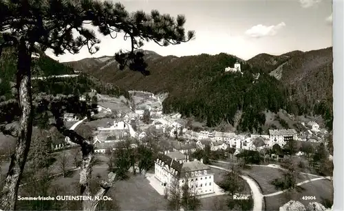 AK / Ansichtskarte  Gutenstein_Niederoesterreich Panorama Sommerfrische