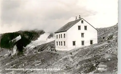 AK / Ansichtskarte  Defreggerhaus_2962m_Grossvenediger_AT Berghaus Venedigergruppe