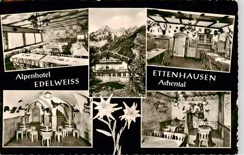 AK / Ansichtskarte 73948873 Ettenhausen_Schleching Alpenhotel Edelweiss Restaurant