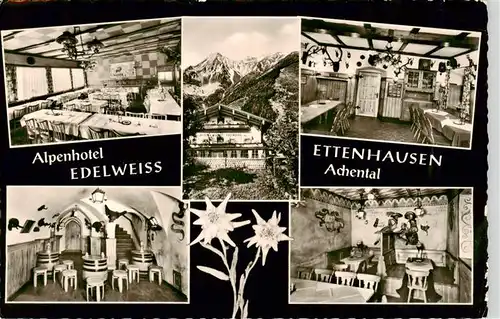 AK / Ansichtskarte  Ettenhausen_Schleching Alpenhotel Edelweiss Restaurant