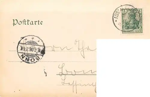 AK / Ansichtskarte  Kaub_Caub_Rhein Die Pfalz