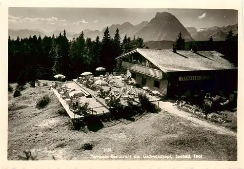 AK / Ansichtskarte  Seefeld_Tirol Terrassen Restaurant am Gschwandkopf