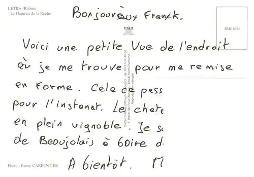 AK / Ansichtskarte  Letra Le Hameceau de la Roche