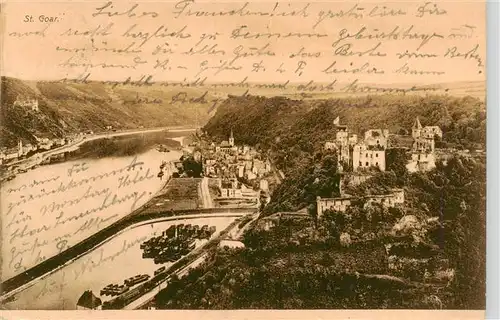 AK / Ansichtskarte  St_Goar_Rhein Panorama