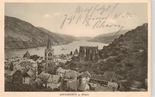 AK / Ansichtskarte 73948998 Bacharach_Rhein Panorama Kirche Wernerkapelle