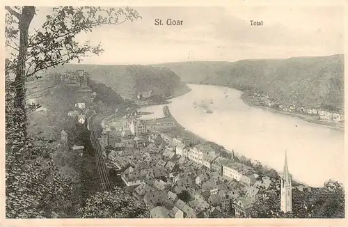 AK / Ansichtskarte  St_Goar_Rhein Panorama