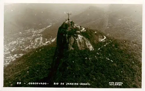 AK / Ansichtskarte  Rio_de_Janeiro_Brazil Corcovado Christusstatue