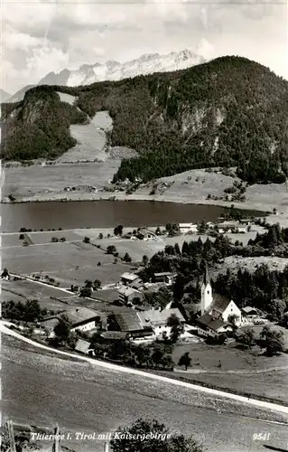 AK / Ansichtskarte  Thiersee_Tirol_AT Panorama mit Kaisergebirge